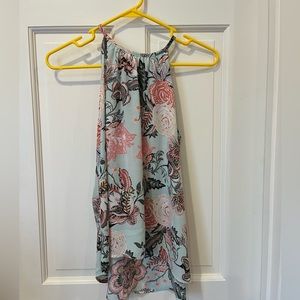 Petit medium chenault sleeveless tank top with floral pattern
